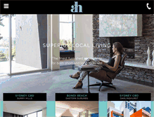 Tablet Screenshot of apartmenthotel.com.au
